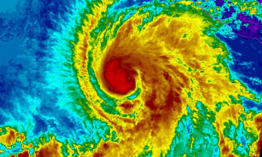 Hurricane Aletta rapidly strengthens into a category 2 storm off Mexico's Pacific coast    