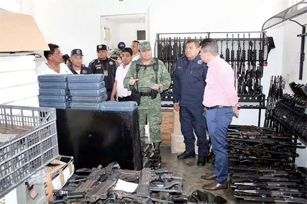 States: They find cochinero in SSP-Acapulco: missing weapons and agents