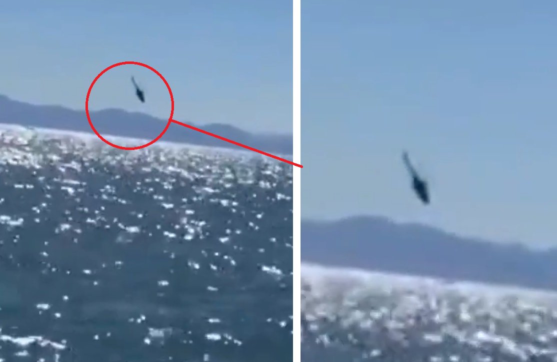 Caught on video: Mexican Navy Mi-17 crashed into the sea     