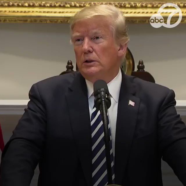 President Trump says he had told US military mobilizing at southwest border if US troops face rock-throwing migrants, they should react as though the rocks were rifles    