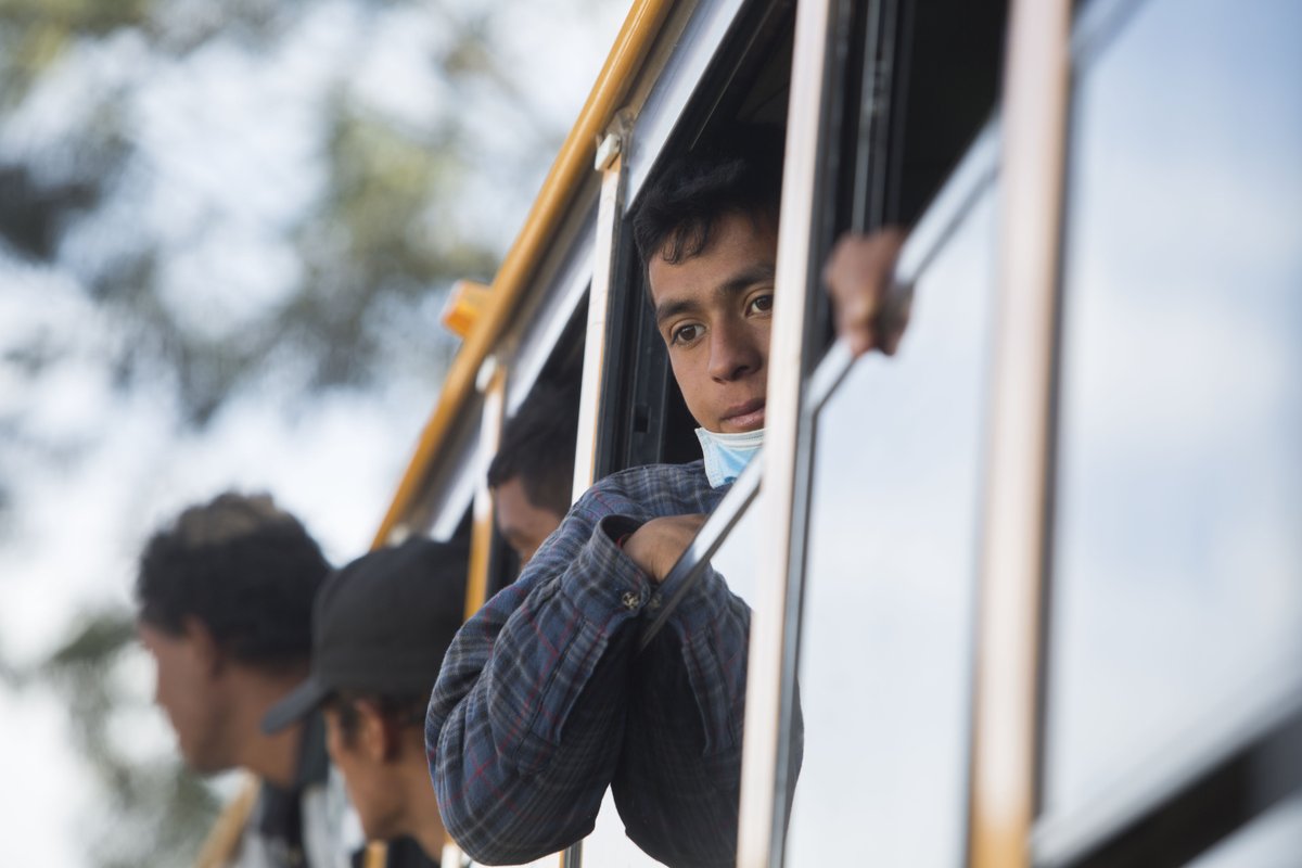 Photos: Members of the migrant caravan arrive on the outskirts of Tijuana, Mexico on Tuesday. The group of 350 migrants traveled in 9 buses on the last part of the trip from Hermosillo, Sonora.    