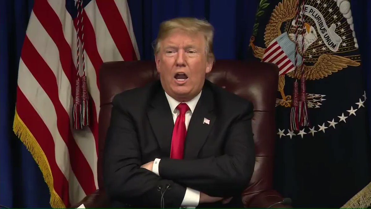 President Trump: The tear gas is a very minor form of the tear gas itself. It's very safe But you really say, 'Why is a parent running up into an area where they know the tear gas is forming and it's going to be formed, and they're running up with a child'    