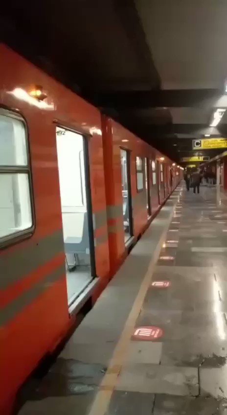 Video from Mexico City shows an idle train rocking back and forth at the station platform. The quake's epicenter was some 200 miles away northeast of Acapulco
