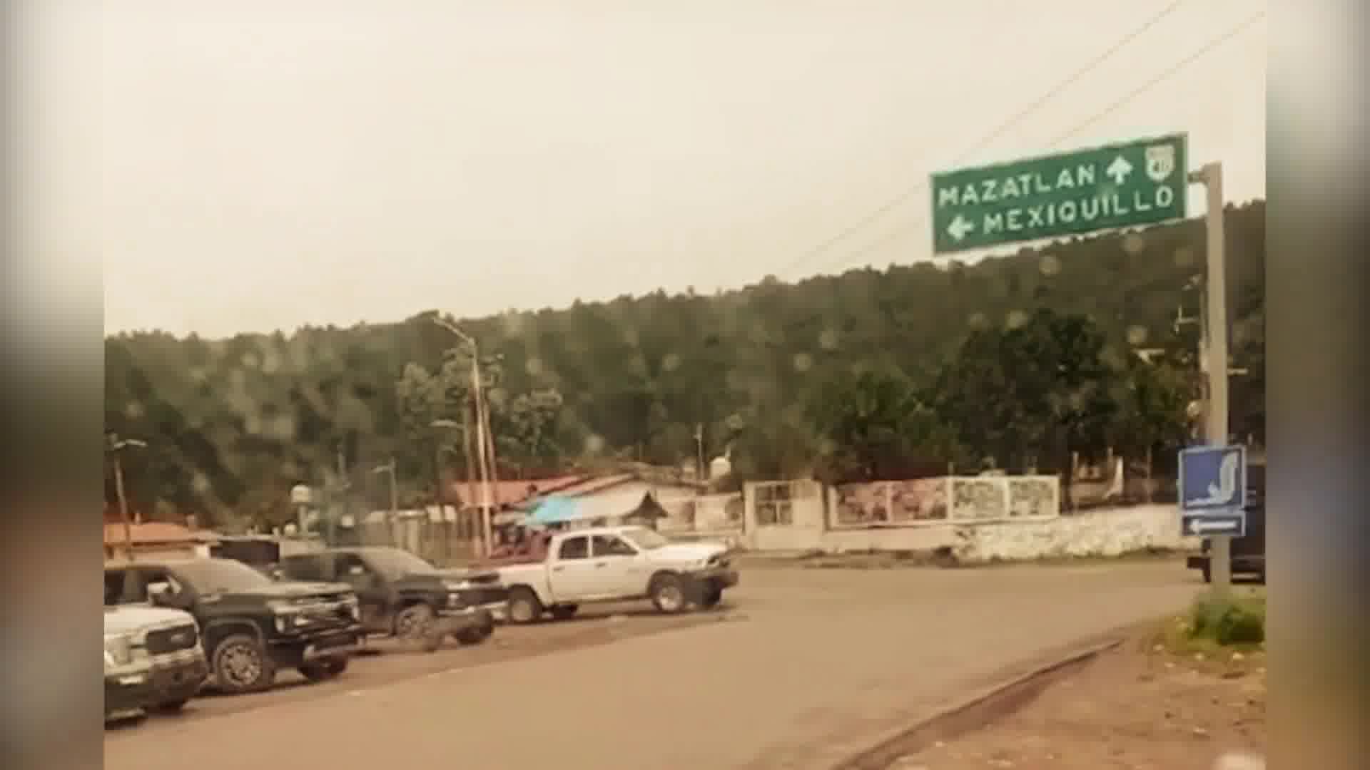 The video captures the convoy in Durango gearing up to head out for the showdown in the midst of the Sinaloa Cartel Civil War