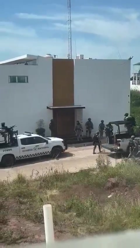 Ubicación del salón de eventos Xags Eventos, ubicado en el sector Santa Fe en Culiacán, donde en un operativo militar supuestamente detuvieron a El Piyi, sicario de la facción Los Chapitos del Cártel de Sinaloa.