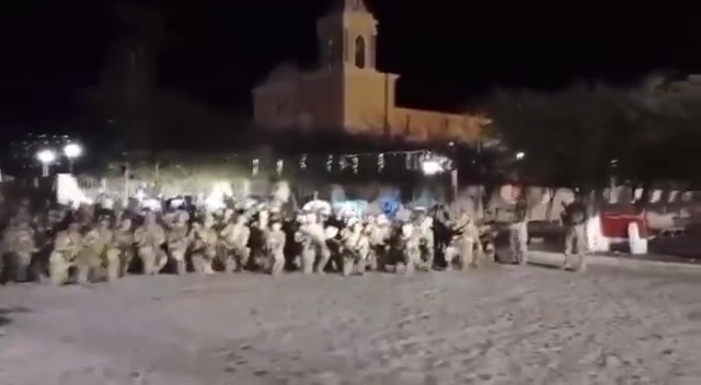 Video showing members of CJNG and Chapitos operating in El Rosario, Sinaloa. Source: @crux1469
