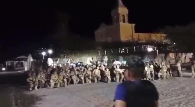 Video showing members of CJNG and Chapitos operating in El Rosario, Sinaloa. Source: @crux1469