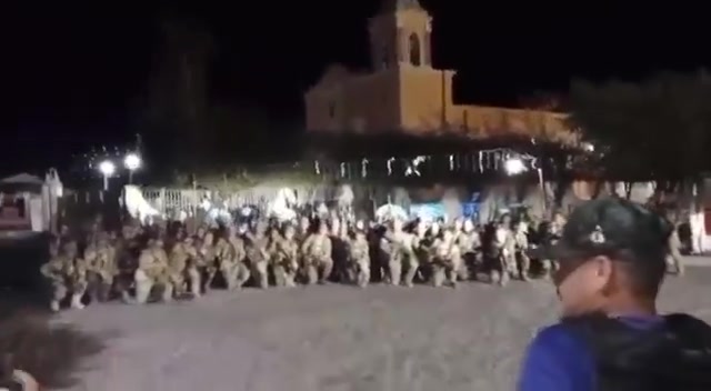 Video showing members of CJNG and Chapitos operating in El Rosario, Sinaloa. Source: @crux1469