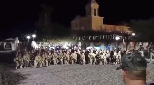 Video showing members of CJNG and Chapitos operating in El Rosario, Sinaloa. Source: @crux1469