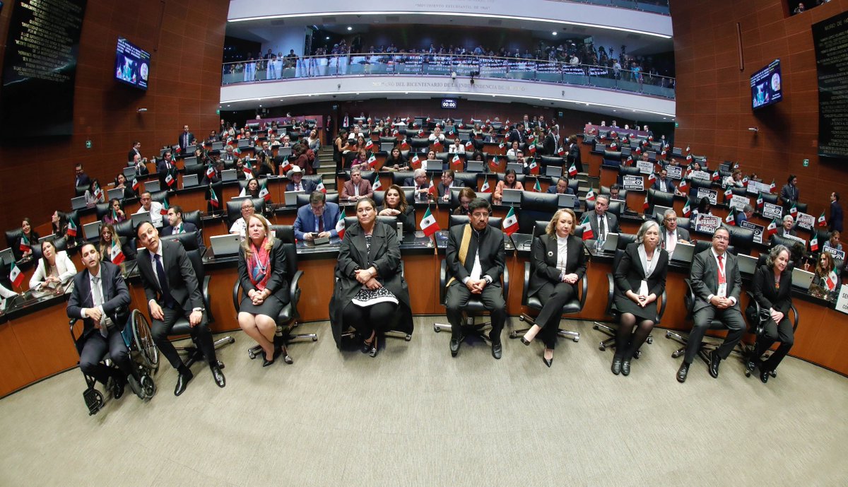 SCJN Senate 875 judges take the oath of office before the Senate