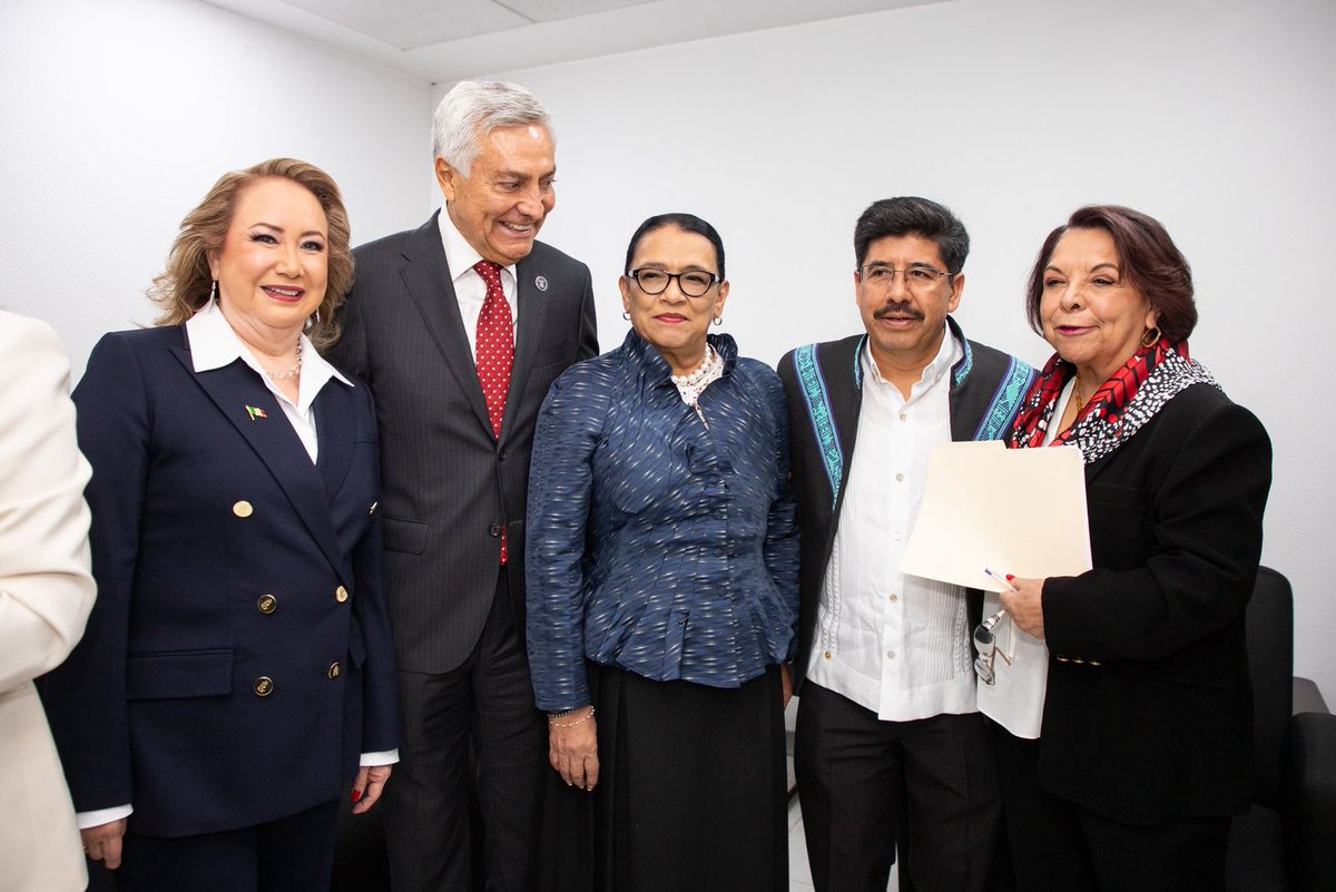 Secretary of the Interior Rosa Icela Rodríguez (@rosaicela_) attended the Declaration of Installation of the Judicial Disciplinary Tribunal on behalf of President Claudia Sheinbaum Pardo (@Claudiashein).