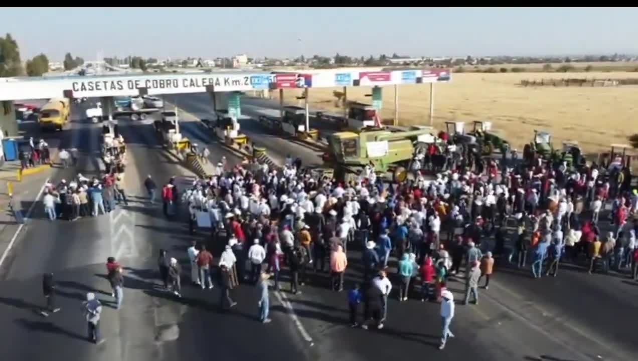 Protest in Zacatecas today