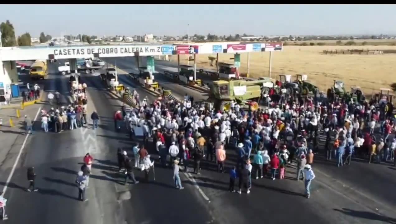 Protest in Zacatecas today