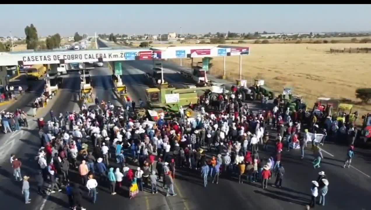 Protest in Zacatecas today