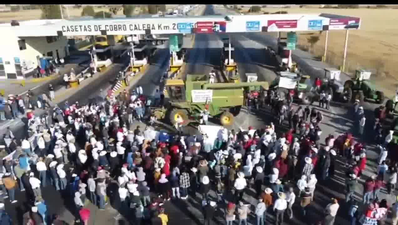 Protest in Zacatecas today