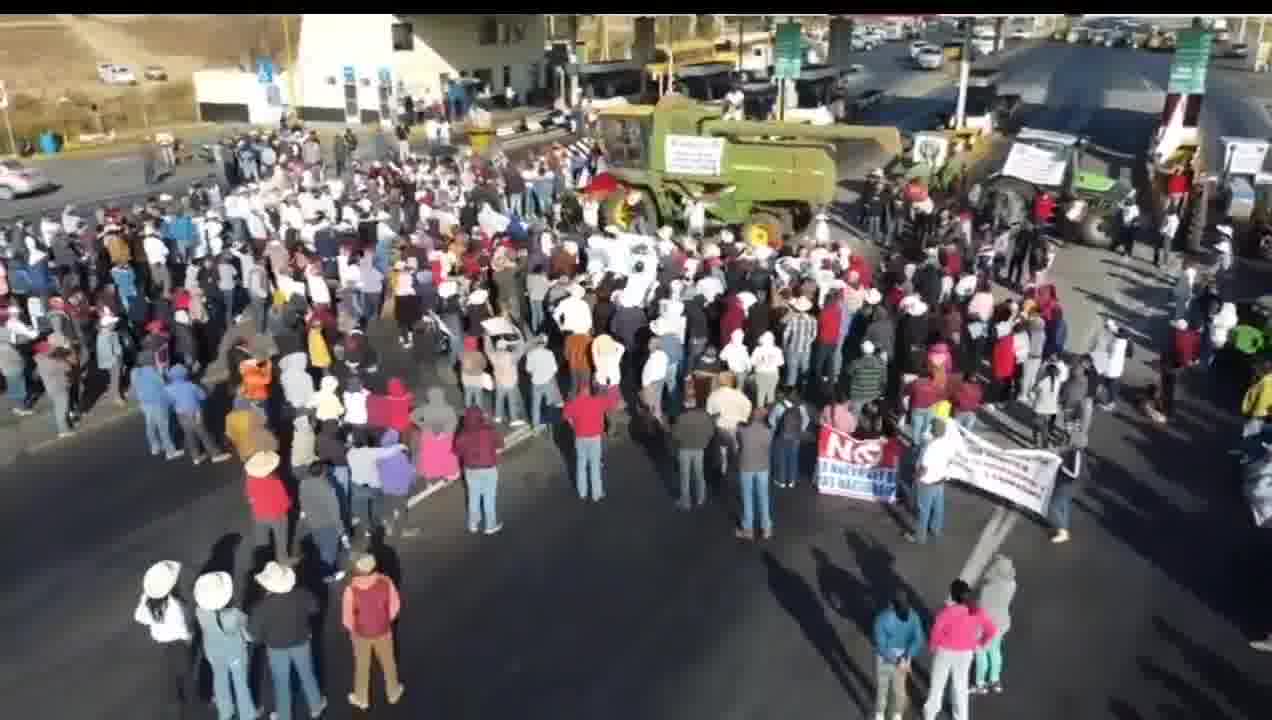 Protest in Zacatecas today