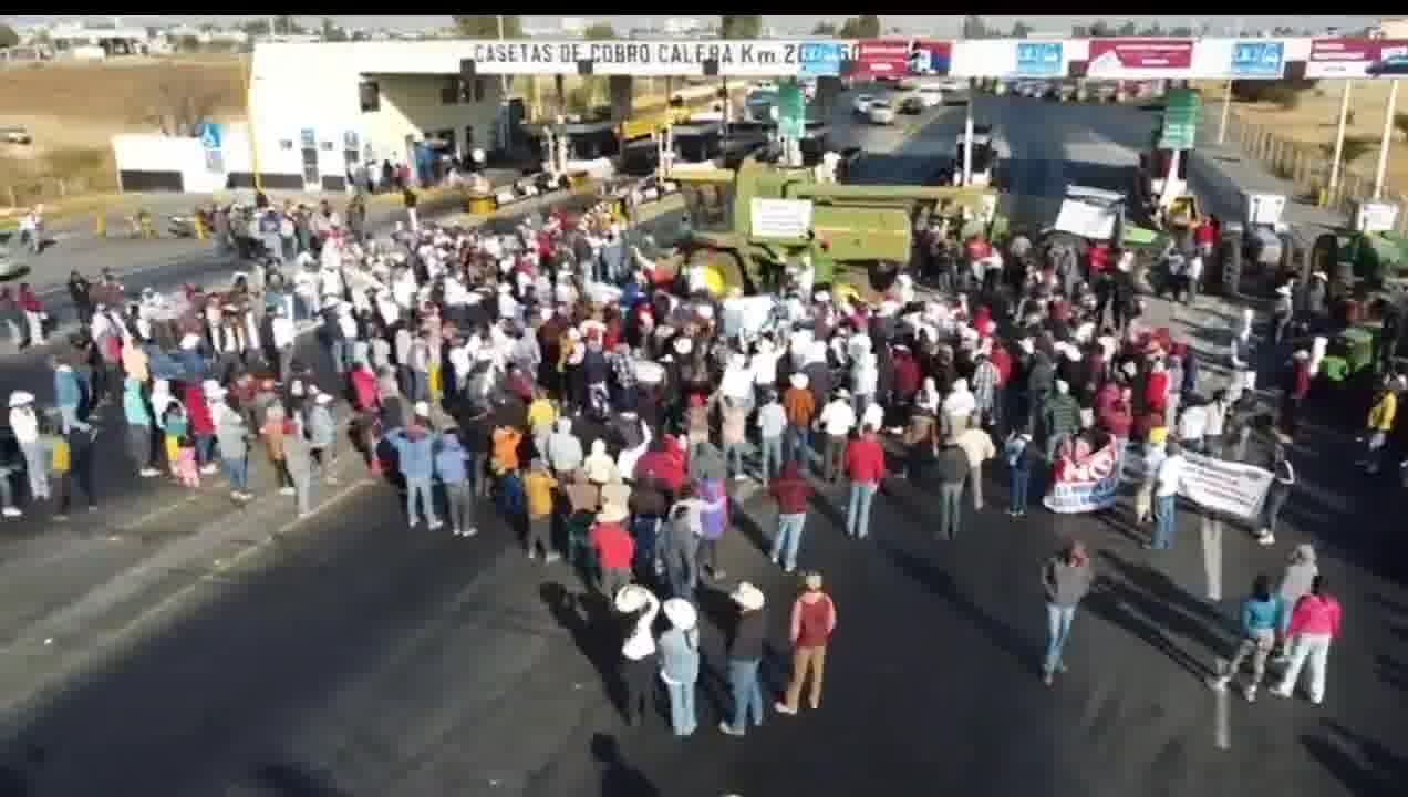Protest in Zacatecas today