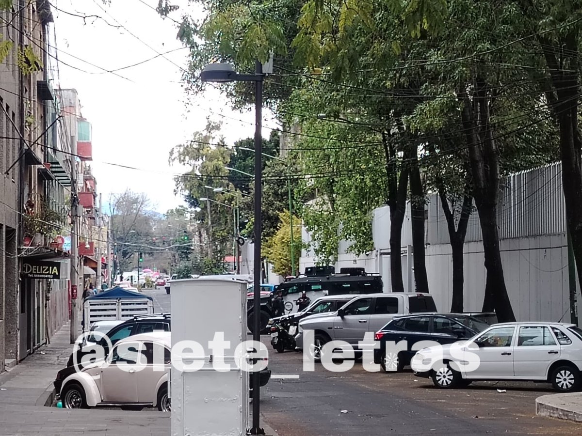 Armored vehicles arrive at the FEMDO in Mexico City: Protocols have been activated for any reaction from the CJNG in the capital
