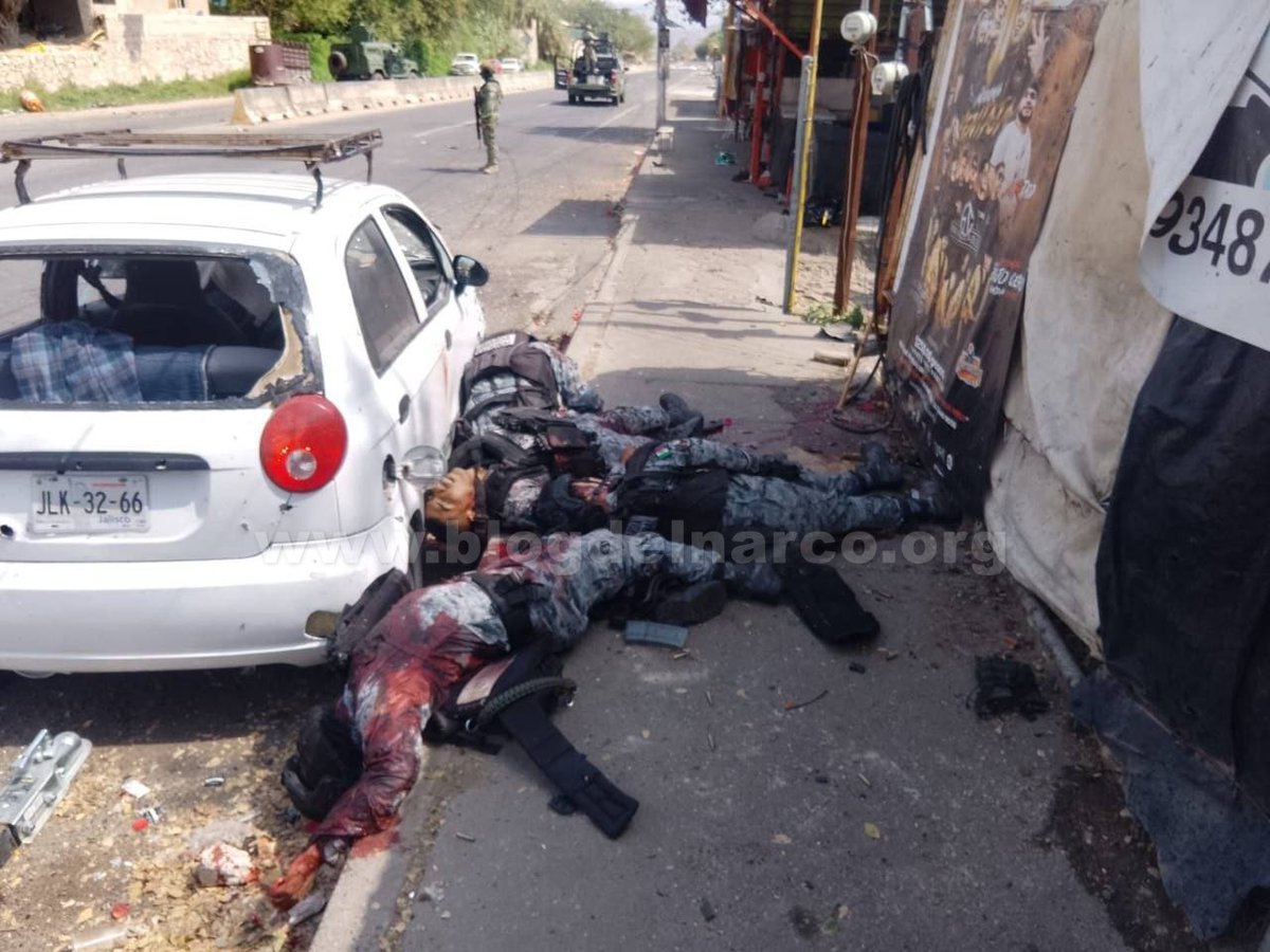 Dozens of National Guard agents have been killed and wounded in ambushes by the CJNG following the death of El Mencho.