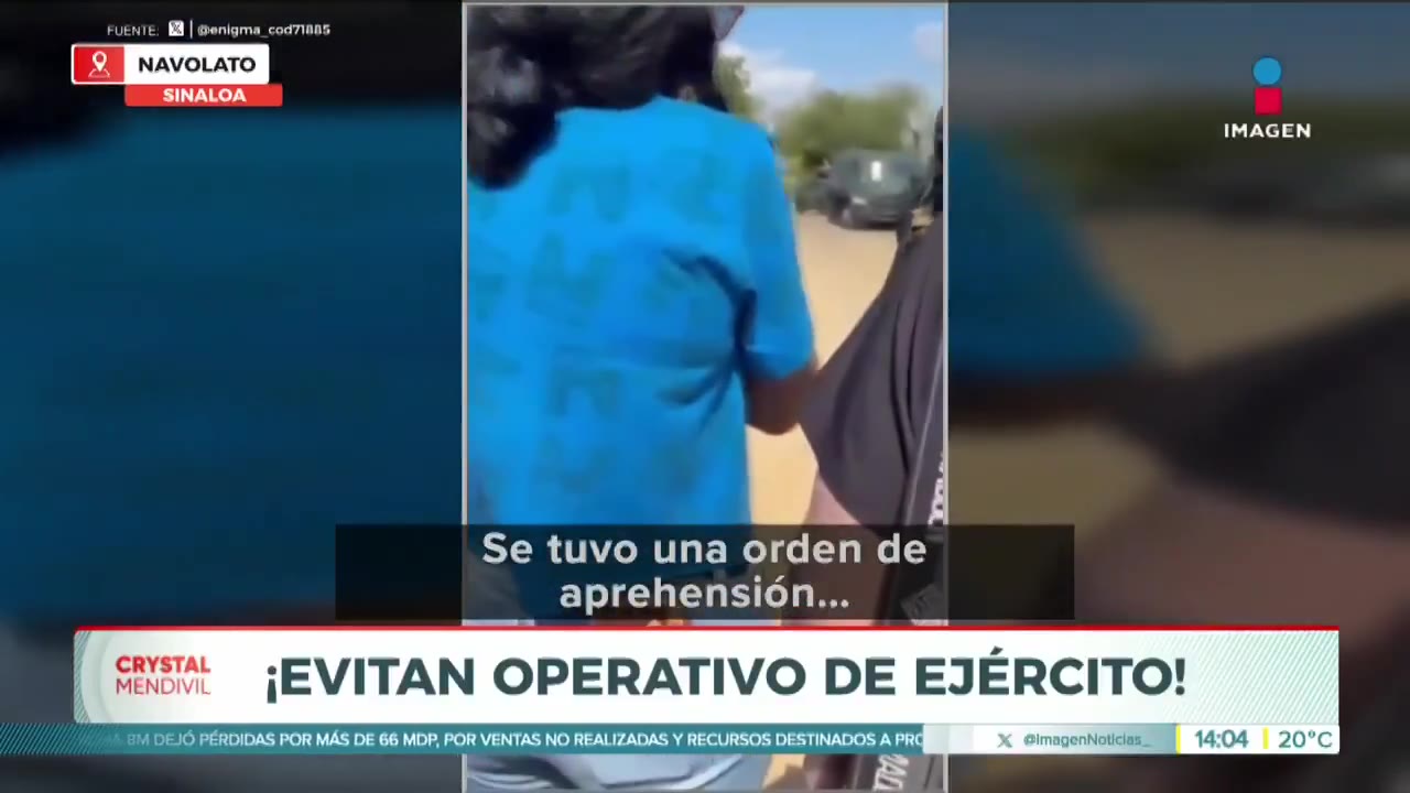 Sinaloa: Federal forces used tear gas to disperse protesters in Navolato who tried to prevent an operation to arrest criminals in the region.