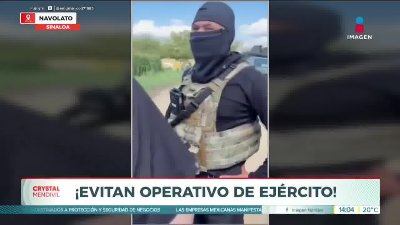 Sinaloa: Federal forces used tear gas to disperse protesters in Navolato who tried to prevent an operation to arrest criminals in the region.