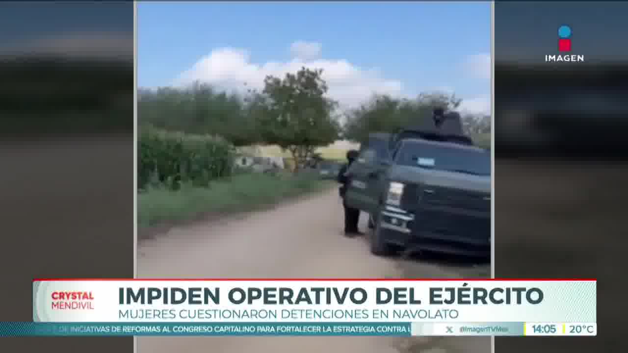 Sinaloa: Federal forces used tear gas to disperse protesters in Navolato who tried to prevent an operation to arrest criminals in the region.