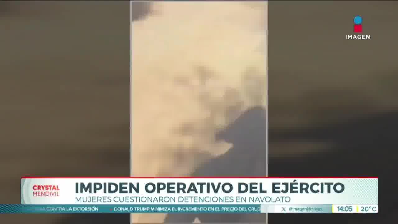 Sinaloa: Federal forces used tear gas to disperse protesters in Navolato who tried to prevent an operation to arrest criminals in the region.