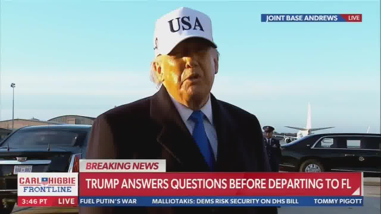 Question: You made a post about Claudia Sheinbaum refusing your help in Mexico. What's your plan with Mexico? TRUMP: Well, she should not have refused my help
