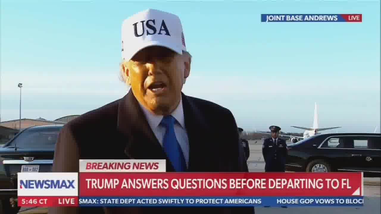 Question: You made a post about Claudia Sheinbaum refusing your help in Mexico. What's your plan with Mexico? TRUMP: Well, she should not have refused my help